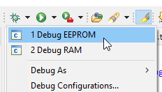 Файл:Eclipse IDE Запуск отладки из EEPROM.png