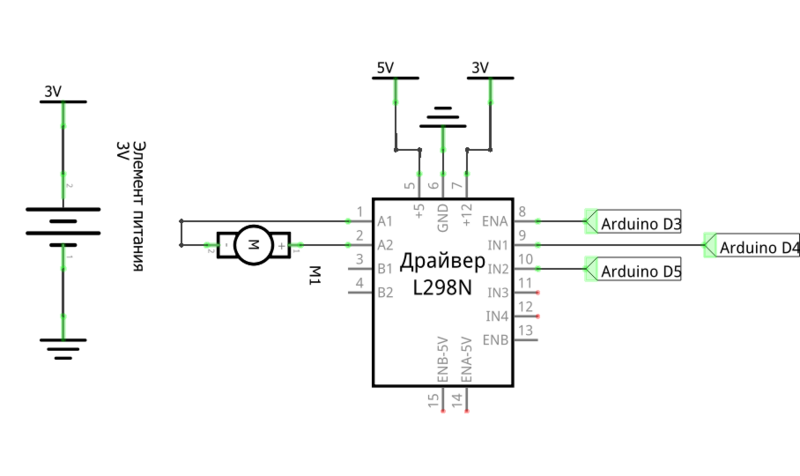 Файл:Схема подключения драйвера к Arduino uno.png