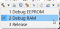 Debug RAM build mode - Eclipse IDE.png